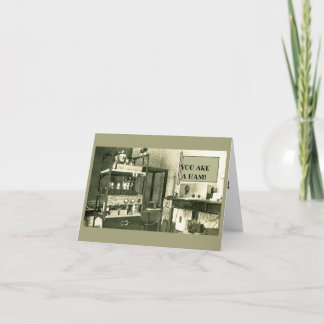 CARTÃO HAM RADIO SETUP 1930'S AMATEUR PHOTO