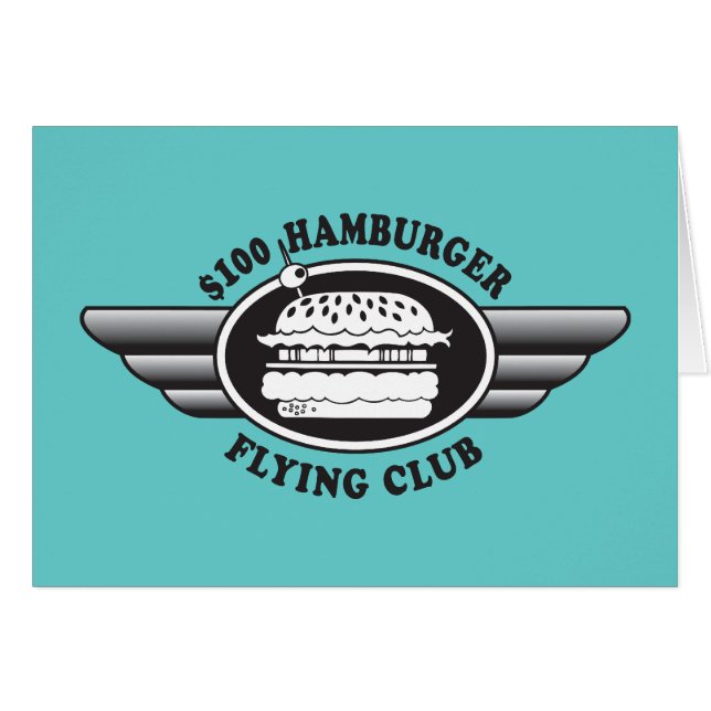 Cartão Hambúrger de 100 Dólares - Clube Voador (Frente Horizontal)