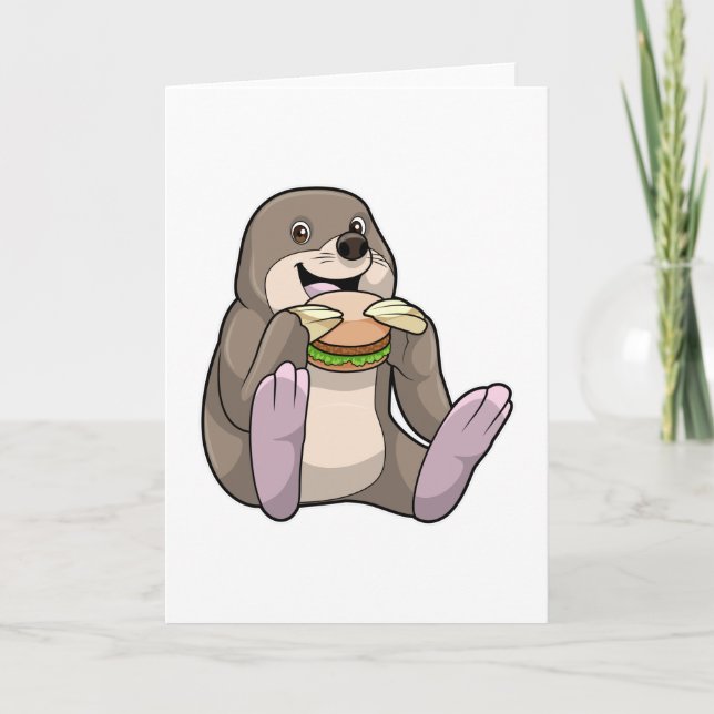 Cartão Hamburger do Restaurante Mole (Frente)