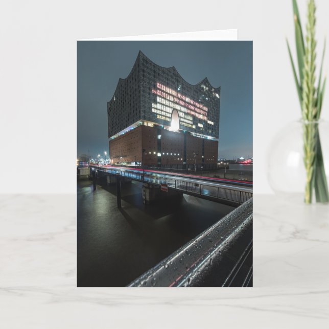 Cartão Hamburgo Alemanha (Frente)