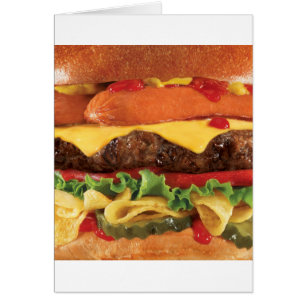 Cartão hambúrguer