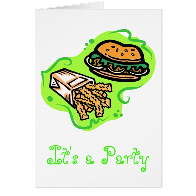 Cartão Hamburguer & fritadas (Frente)