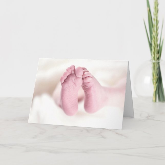 Cartão HAMbyWG - Greeting Card - Baby Belly w Booties (Frente)