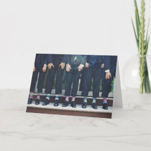 Cartão HAMbyWG - Greeting Card -  Men in Socks