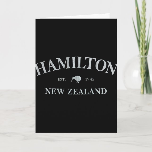 Cartão Hamilton New Zealand Hamilton Nz Graphic Print  (Frente)