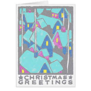 Cartão Hamlet com Neve