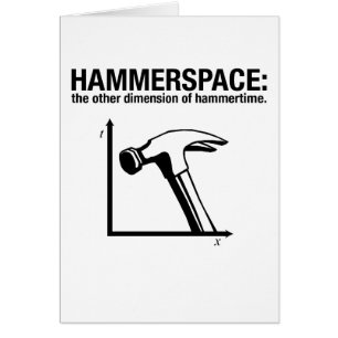 Cartão hammerspace: a outra dimensão de hammertime.