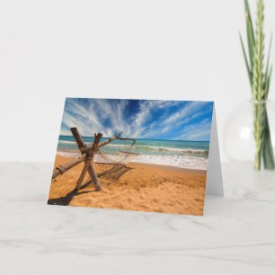 Cartão Hammock no Tropical Beach Resort   Tailândia