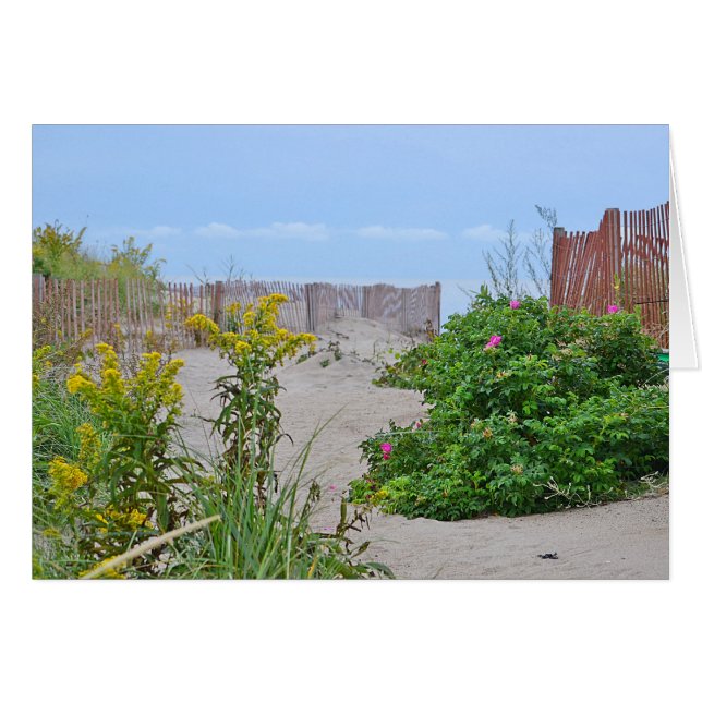 Cartão Hammonasset Beach Notecard (Frente horizontal)