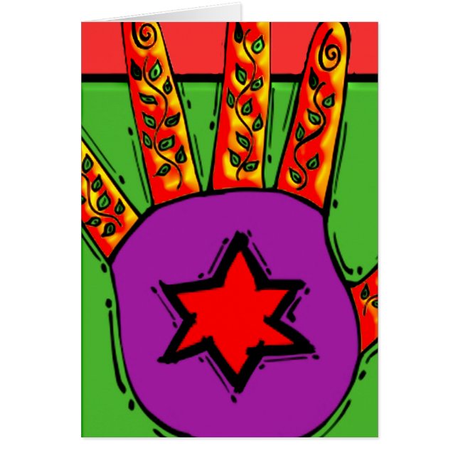Cartão Hamsa (Frente)