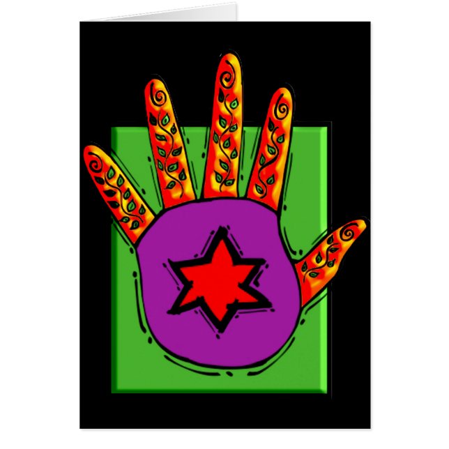 Cartão Hamsa (Frente)