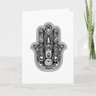 Cartão Hamsa The Hand of the Goddess