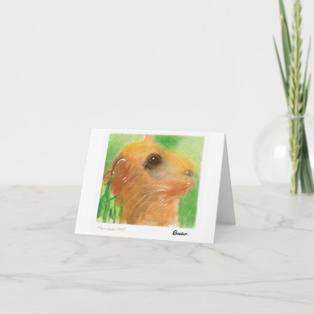 Cartão Hamster Card (Frente)