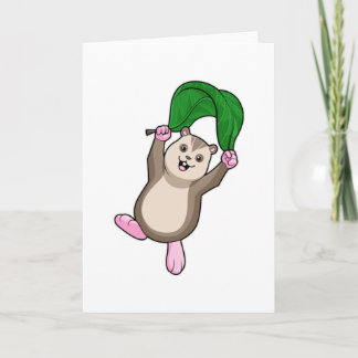 Cartão Hamster com Parachute