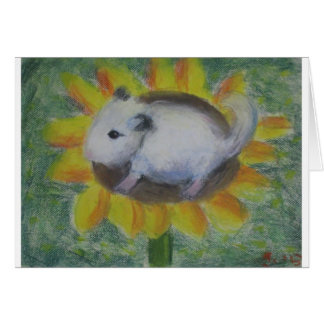 Cartão Hamster ensolarado