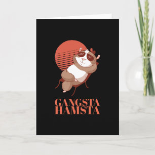 Cartão Hamster - Gangsta Hamsta