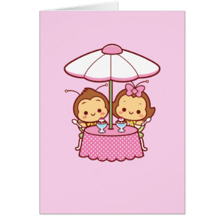 Cartão Hana & Hachi - sorvete