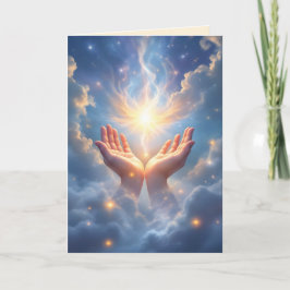 Cartão Hands Set the Soul Free, Condolence Card