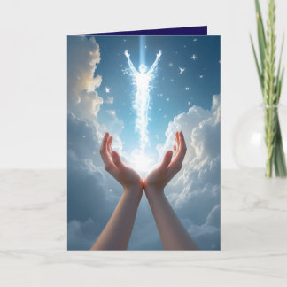 Cartão Hands Set the Soul Free, You have gone sympathy 