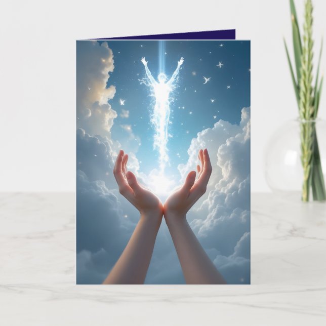 Cartão Hands Set the Soul Free, You have gone sympathy  (Frente)