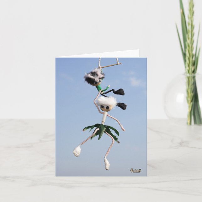 Cartão Hang in There, I got you. (Frente)
