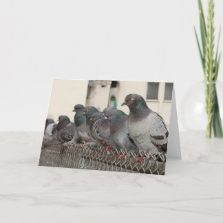 Cartão hanging with the boys