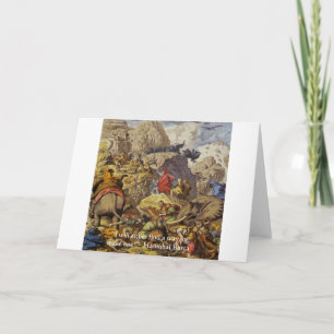 Cartão Hannibal Barca & Army & Quote Gifts & Cards