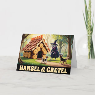 Cartão Hansel e Gretel Puppies