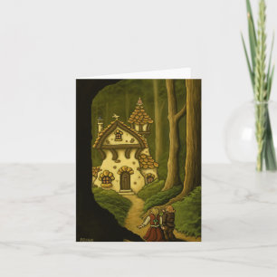 Cartão Hansel & Gretel fairytale notecard