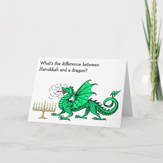 Cartão Hanukkah Engraçado (Frente)
