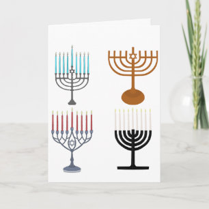 Cartão Hanukkah Judaísmo Judeu Religião