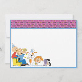 Cartão Hanukkah Obrigado Personalizar 7" x 5"