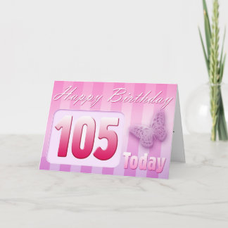 Cartão Happy 105th Birthday Grand Mother Great-Aunt Mom
