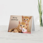 Cartão HAPPY **12th BIRTHDAY** SAYS SWEET KITTIES Card<br><div class="desc">THANKS FOR STOPPING BY 1 OF MY 8 STORES!</div>