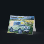 Cartão "Happy 21st Birthday!"<br><div class="desc">Happy 21st Birthday Card. Picture~"FREYA" The Series1 80" Truck Cab , Greetings Card By GJLC JackCrisp.co.uk</div>