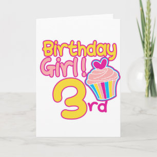 Cartão Happy 3rd Birthday!
