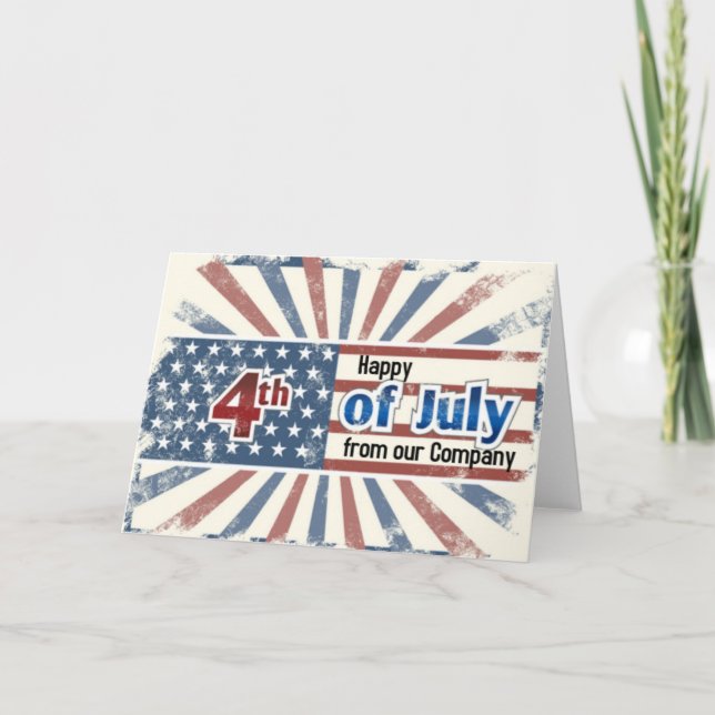 Cartão Happy 4th of july (Frente)