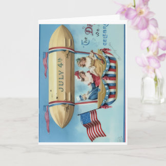 Cartão Happy 4th of July Greeting Card