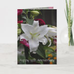 Cartão Happy 55th Anniversary Card by Janz<br><div class="desc">Artistic Wedding and Anniversary Cards by Janz © 2008-2019 Jan Fitzgerald. All rights reserved. Graphic Design,  Artwork,  and Photography by Jan and Michael Fitzgerald.</div>