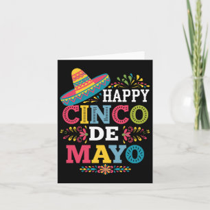 Cartão Happy 5 De Mayo Permite Fiesta Viva México Cinco D