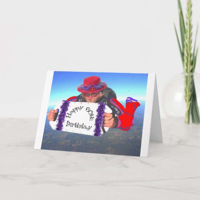 Cartão Happy 60th Birthday (Frente)