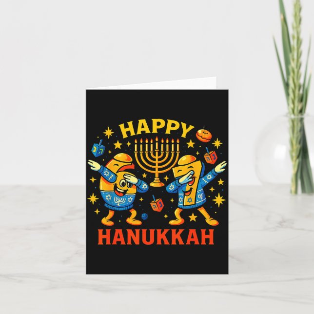 Cartão Happy 67 Hanukkah Funny Holiday Meme Design  (Frente)