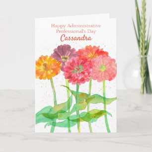 Cartão Happy Administrative Professional's Day Custom