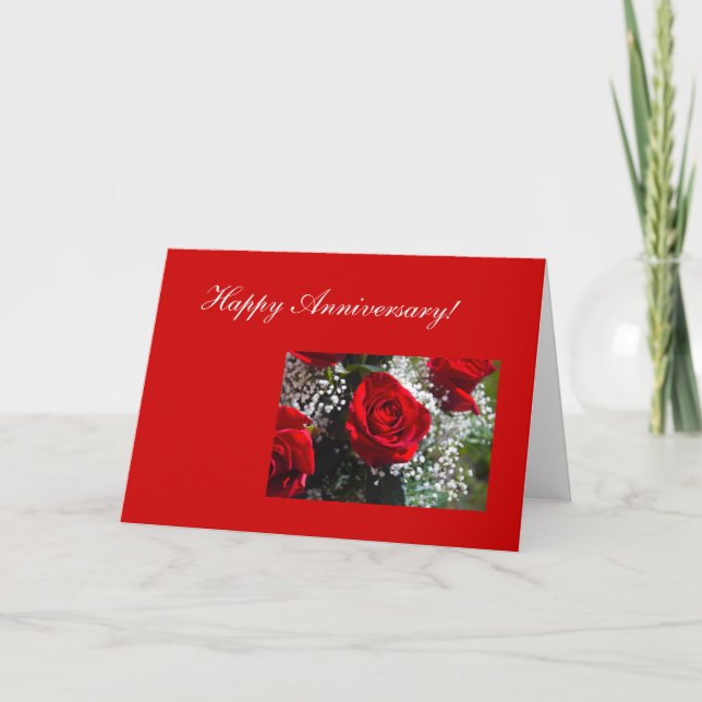 Cartão Happy Anniversary! (Frente)