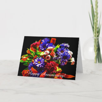Cartão Happy Anniversary Bouquet Card (blank inside)
