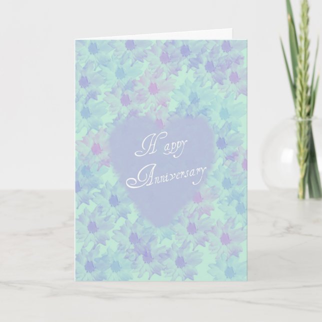 Cartão Happy Anniversary Husband Greeting Card (Frente)