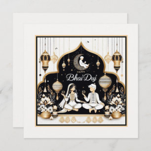 Cartão Happy Bhai Duj