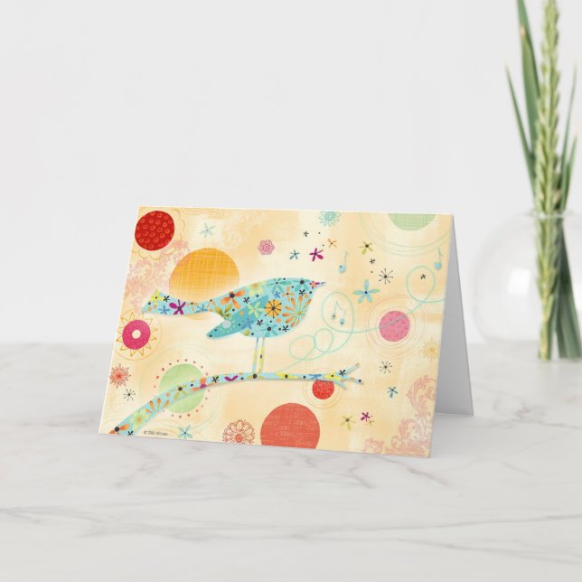 Cartão Happy Bird (Frente)