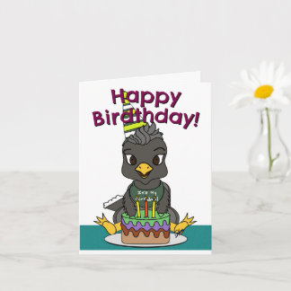 Cartão Happy Birdthday Greeting Card
