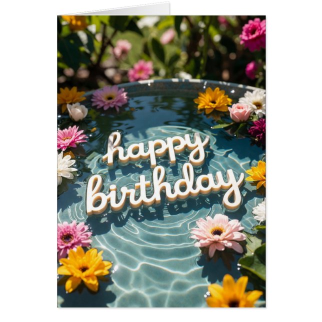 Cartão Happy Birthday (Frente)